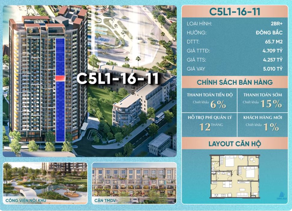 CHỈ CĂN C5L1-16-11 MASTERI GRAND COAST